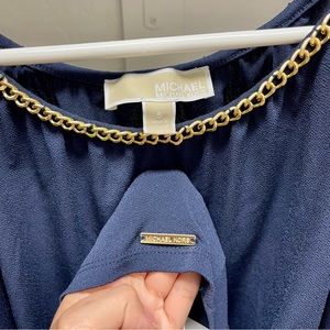 Michael Kors Gold Chain blouse
